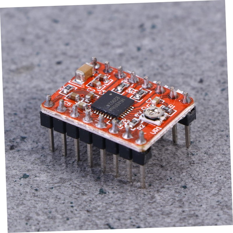 MUCKLILY 3 Pack Red A4988 Stepper Motor Driver Module Heat