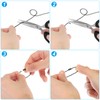 PATIKIL Bead Ball Chain Pull Chain Extension with Connector for