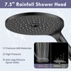 HOWUWEY Dual Shower Heads with Handheld Spray, 7.5" Rainfall Shower