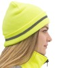 JORESTECH Safety Beanie Unisex Knit Cap with Reflective Stripe High
