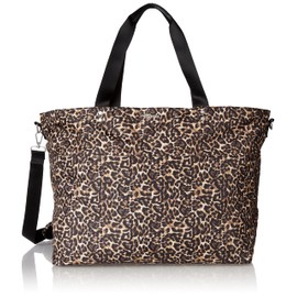 Baggallini womens Extra-large Extra Large Carryall Tote, Wild Cheetah, Brown US