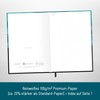 paper&you® Notebook A5+ Squared with Elastic Band [Shiny Teal] 156