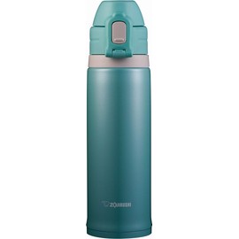 Zojirushi SD-CS50-GM Direct Drinking Water Bottle, Sports Type, Stainless Steel, Straw Bottle, 0.52L, Mint