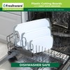 Freshware Cutting Boards for Kitchen, Chopping Board 3-Pack with Different