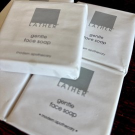 LATHER  gentle face Soap 5 pack each 43g 1.5 oz