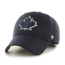 '47 Forty Seven Brand Toronto Blue Jays Navy Leaf Logo MVP Curved Visor Velcroback Cap