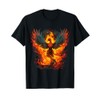 Fire Phoenix Bird Firebird Reborn Mythical Bird Phoenix T-Shirt