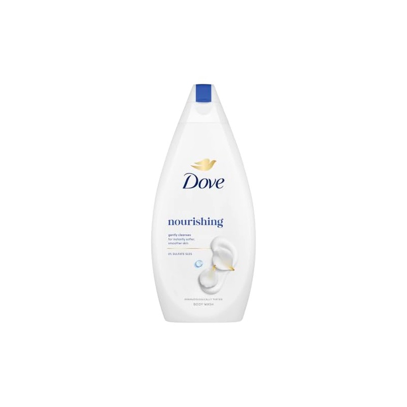 Dove Nourishing Body Wash Soft Smooth Creamy Gentle Skin Cleanser