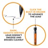 BIC Xtra-Smooth Mechanical Pencils with Erasers, Medium Point (0.7mm), 12-Count