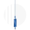 BLUE - Mini Tornado Stinger CB Antenna