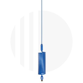 BLUE - Mini Tornado Stinger CB Antenna