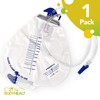 BodyHealt Foley Catheter Bag - Urinary Drainage Bag with Anti-Reflux