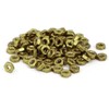 TA-VIGOR 100Pcs Hex Nuts, M2 Self Locking Nuts, Brass Machine
