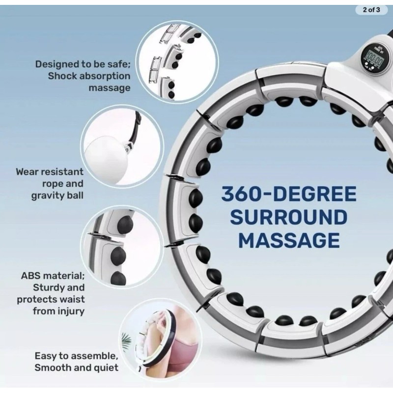 Matino Smart Hula Hoop Weighted Exercise Hula Hoop Ab and