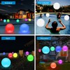 Solar Floating Ball Pool Light IP68 Water Resistant Brightness Adjustment