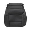 Mythoria Driver Side Bottom Replacement Leather Black Seat Cover Perforated