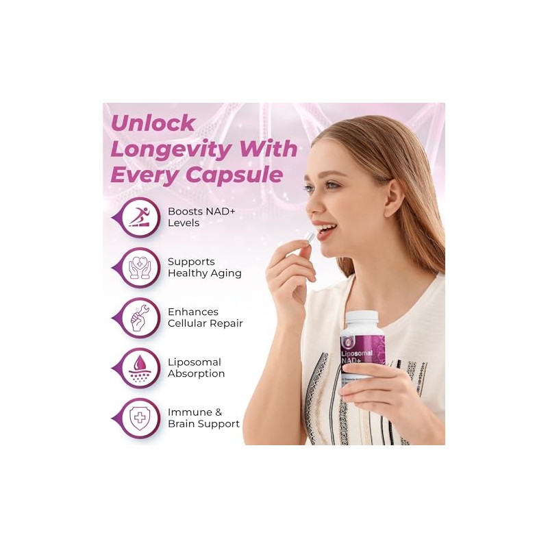 NAD Puro TransResveratrol TMG 2000mg Fórmula Avanzada 3 en 1