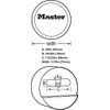 Master Lock Hasp/Hidden Shackle Keyed Alike Padlocks 770-6271KA-3
