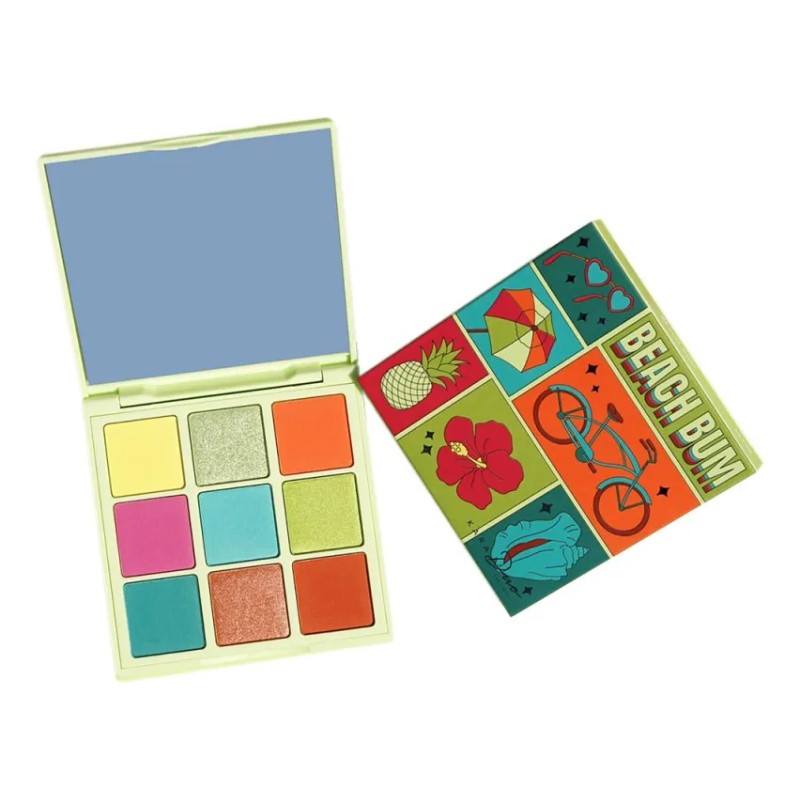 Paleta 9 Tonos Sombra Beach Bum Kara Beauty Original Varios