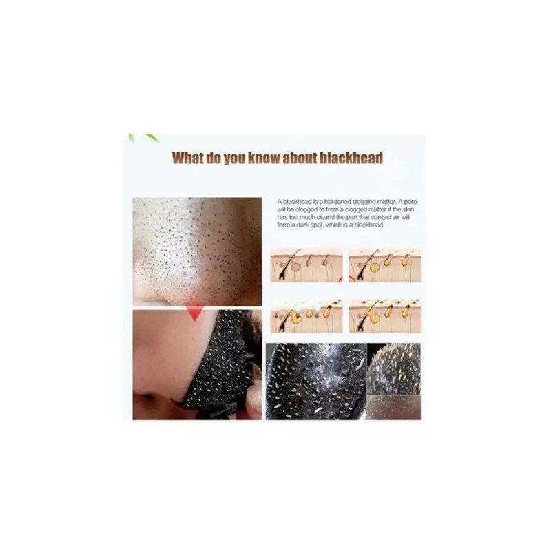 BAKAFRA Mascarilla Negra De Carbón Bambú +crema Hidratante Dove