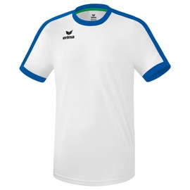 Erima Maglietta Unisex per Bambini, Stile retrò Star (3132519), Bianco/Royal, 128