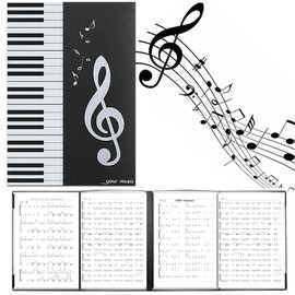 Music Folder, Music Folder, Choir Folder for Music Notes, Vocal Folder for Sheet Music, Document Holder for Sheet Music, Storage Folder for Music Score, 31.3 cm x 22.2 cm