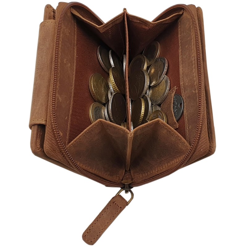 myledershop Buffalo Full Leather Women's Wallet / Purse / Purse