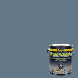 Rodda Paint SharkSkin Deck & Siding Solid Wood Stain, 1 Gallon, 4240031-EX154/Tidal
