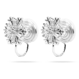 WIC Moissanite snowflake earrings, hand-set gifts for men and women, ear clips