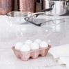 Rose Gold Aluminum 6 Egg Tray