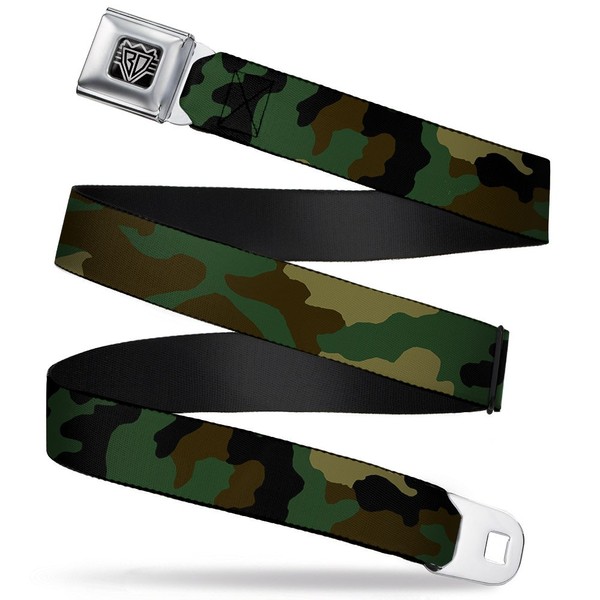 Buckle-Down Seatbelt Belt - Camo Olive - 1.5" Wide -