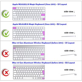 XSKN for Magic Keyboard Shortcut Ableton Live Keyboard Cover, Durable Ableton Hotkeys Silicone Keyboard Skin for Apple Magic Keyboard (MLA22LL/A, MLA22B/A)