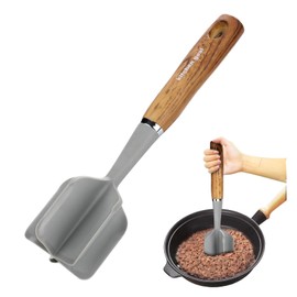 Handle Meat Chopper, Heat Resistant Meat Masher For Hamburger Meat, Ground Beef Smasher, Nylon Hamburger Chopper Utensil, Ground Non Stick Mix Chopper, Potato Masher Tool