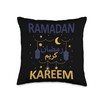Happy Ramadan Mubarak Kareem, Kids Girls Boys First Ramadan Throw