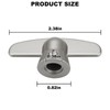 VIDABTE 3/8" T-Crank Casement Window Handle, Butterfly Wing Nut T-Handles