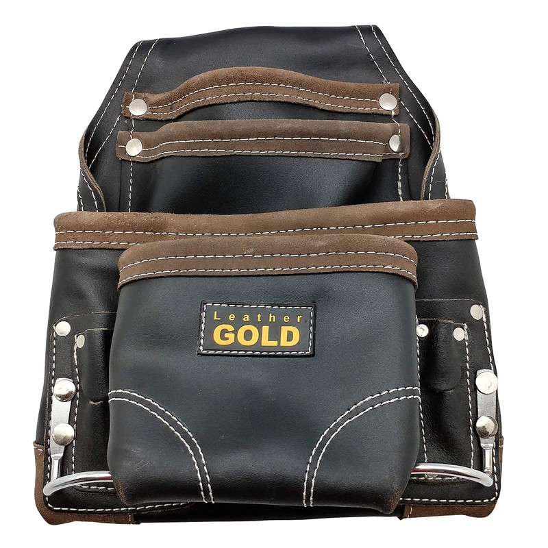 Leather Gold Heavy Duty Tool Pouch | Carpenters Tool Pouch