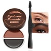Eyebrow Pomade Brow Dye - 2 in 1 Waterproof Eyebrow
