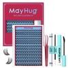 Mayhug Eyelash Extensions Set, Natural Lash Extension Set, 8-18 mm,