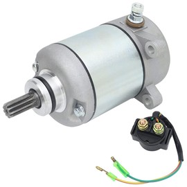 Soarider Starter & Relay fit for Honda Trx250 Recon 97-01| Trx250TE Recon ES 02-04| Trx250TM Recon 02-04| Trx250EX 01-08| Trx250X 09-20, 31200-HM8-003 31200-HM8-A41 18336 410-54005 SM13475 SMU0027