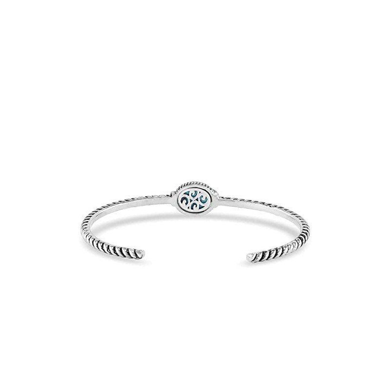 Montana Silversmiths World's Feather Turquoise Cuff Bracelet