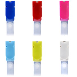 Cyiiifa Name Clips, Pack of 6, Clip for Moving Pockets, Easy to Change Bands, Clips, Name Tag Case, Name Tags, Crafts, No Safety Pins, Pocket Clip