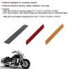 amavoler Orange Saddlebag Reflectors Latch Covers Safety Side Visibility Reflector