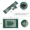 Pocket Travel Foldable Portable Waterproof Prayer Mat with Compass Blue