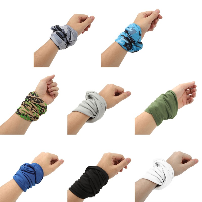 8 Pcs Outdoor Sun Protection Scarf Quick Drying Multi Function