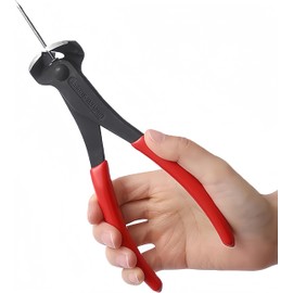 7 Inch Nail Puller Tool with Rubber Grip End Cutting Pliers Chromoly Steel Construction Ideal for Woodworking Projects Durable Nail Puller Pliers for Efficient Nail Removal