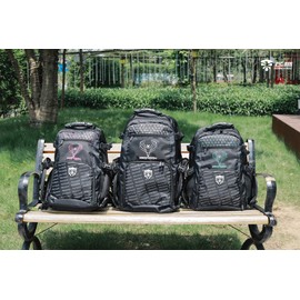 Portech Inline Skate Bag Roller Skate Backpack with Adjustable Straps, Daily Commute and Travel, Durable Black Large Backpack