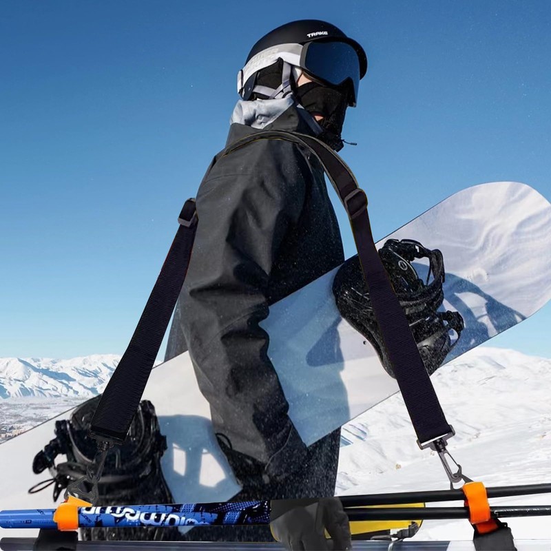 SGQTZDZQ Ski Straps, Easy to Use Ski Ties for Effortless