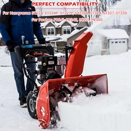 sevencow 581680302 Rotator Cable Assy for Husqvarna ST224 ST224P ST227P ST230P ST324 ST327 ST330 & Poulan PR241 PR242 PR271 PR300 Replace 581680302 581680301 587803401