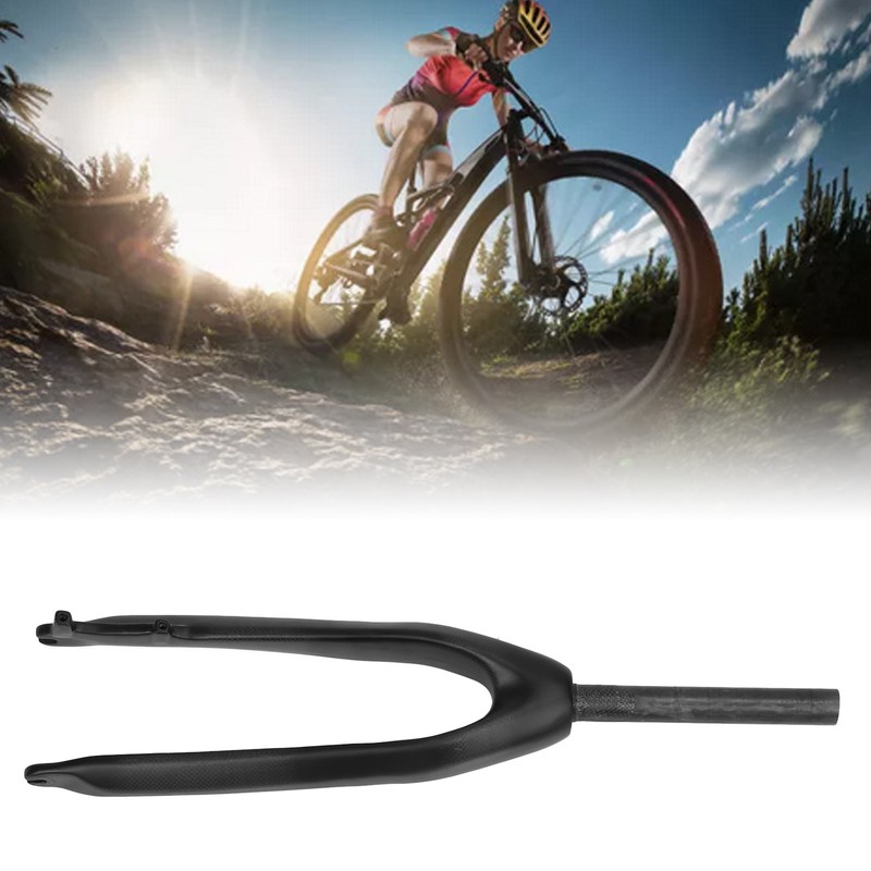 24inch Mountain Bike Fork Shock Absorption 3K Pattern Carbon Fiber