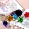 sourcing map 30mm/1.2" Crystal Sphere Ball Glass Solid Decorative Sphere